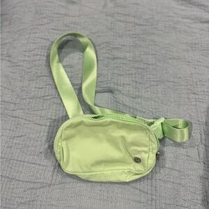 Lululemon belt bag - lime green